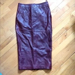 ASOS SKIRT 100% LEATHER